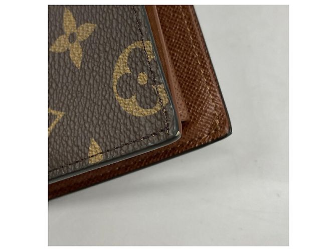Louis Vuitton Monogram Portefeuille Marco NM Wallet Marrone - vista 5