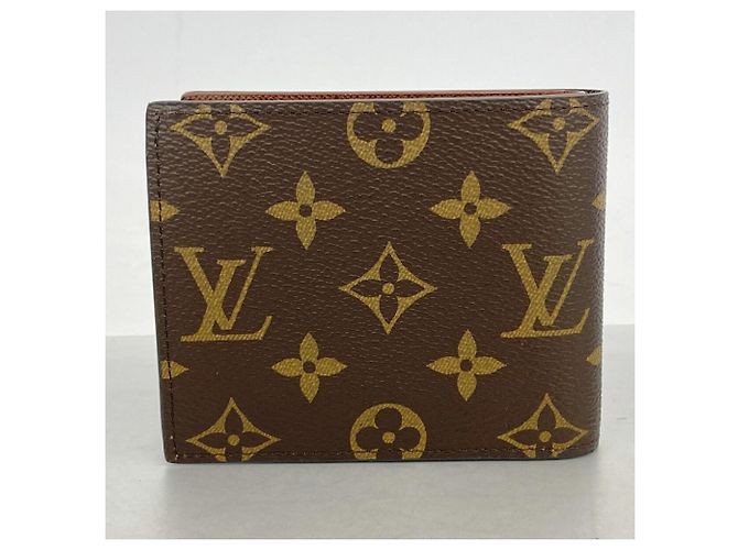 Louis Vuitton Monogram Portefeuille Marco NM Wallet Marrone - vista 6