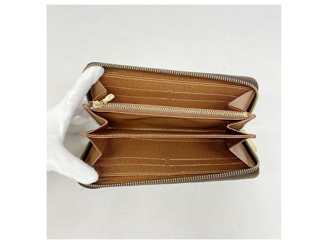 Cartera Zippy Monogram Louis Vuitton Castaño - vista 3