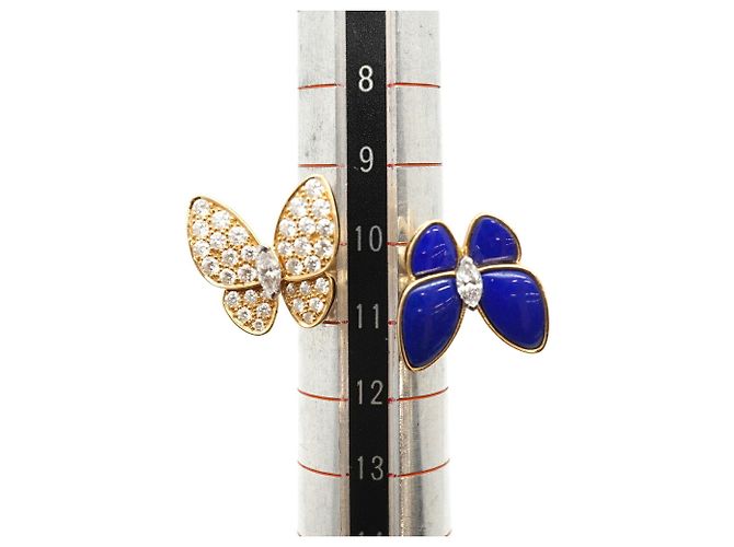Van Cleef & Arpels De Papillon Entre d'Or Ring Blau - Ansicht 7