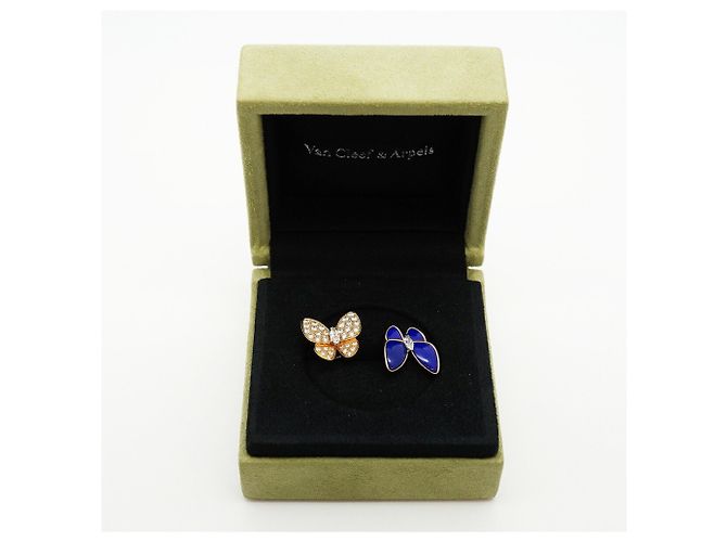 Van Cleef & Arpels De Papillon Entre d'Or Ring Blau - Ansicht 9