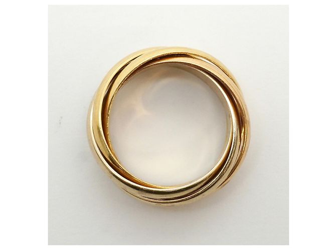 Cartier Trinity Ring in Gelb Weiß und Roségold - Ansicht 3