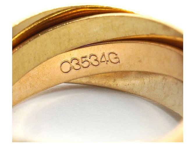 Cartier Trinity Ring in Gelb Weiß und Roségold - Ansicht 6