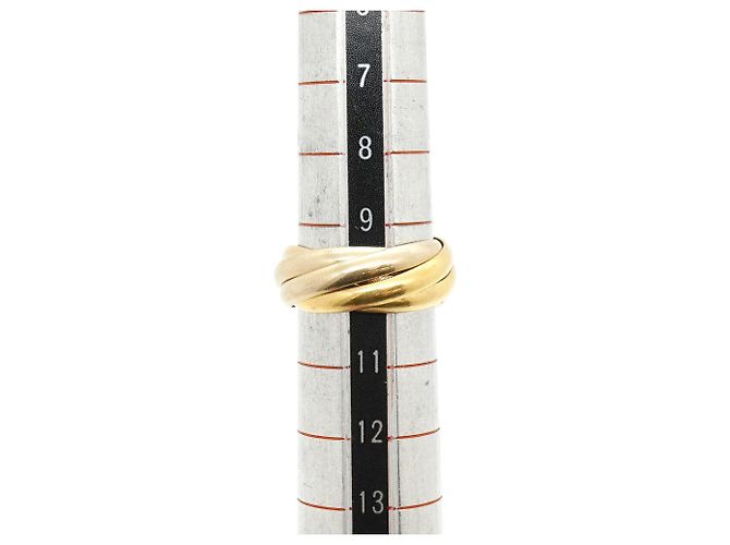Cartier Trinity Ring in Gelb Weiß und Roségold - Ansicht 7