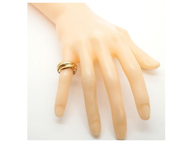 Cartier Trinity Ring in Gelb Weiß und Roségold - Ansicht 8