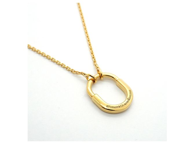 Autre Marque Collana Tiffany & Co. Lock Small in oro giallo 18K - vista 2