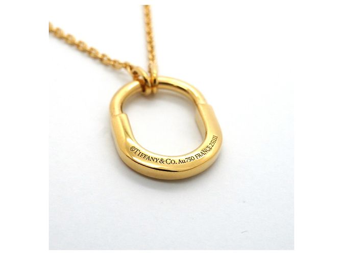 Autre Marque Collana Tiffany & Co. Lock Small in oro giallo 18K - vista 6