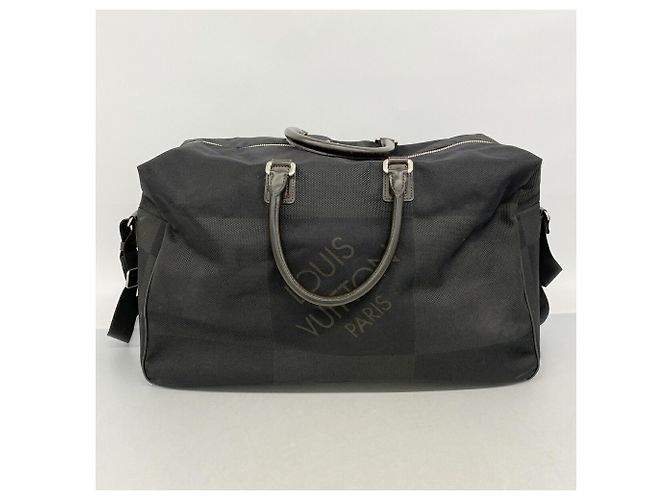 Borsa Louis Vuitton Boston Damier Géant Souverain Nero - vista 13