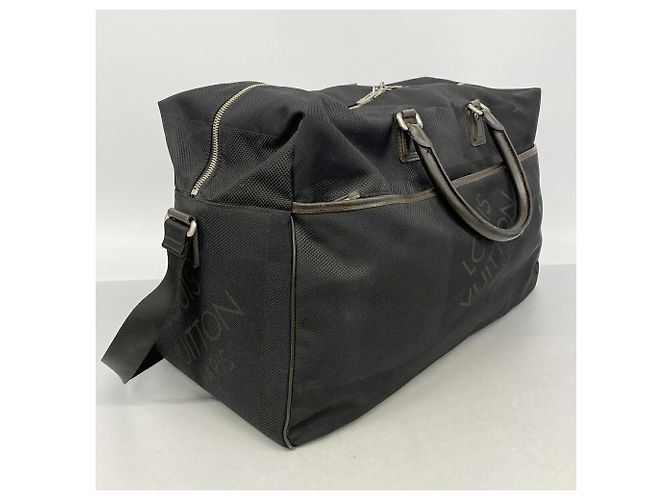 Borsa Louis Vuitton Boston Damier Géant Souverain Nero - vista 2