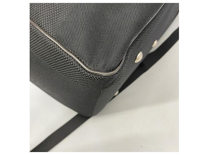 Borsa Louis Vuitton Boston Damier Géant Souverain Nero - vista 7