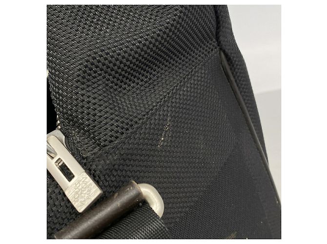 Borsa Louis Vuitton Boston Damier Géant Souverain Nero - vista 8