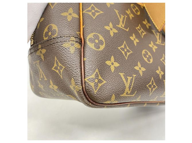 Borsa Louis Vuitton Monogram Deauville M47270 Marrone - vista 7