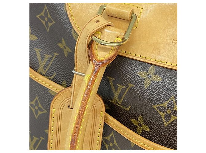 Borsa Louis Vuitton Monogram Deauville M47270 Marrone - vista 9