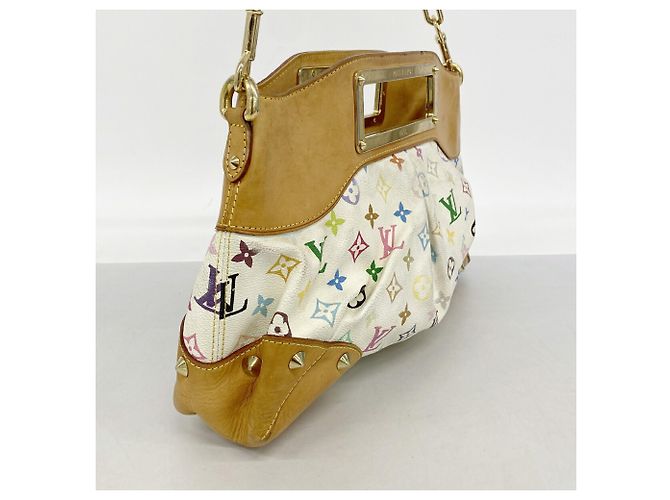Sac à main Louis Vuitton Monogram Multicolor Judy MM Blanc - vue 2