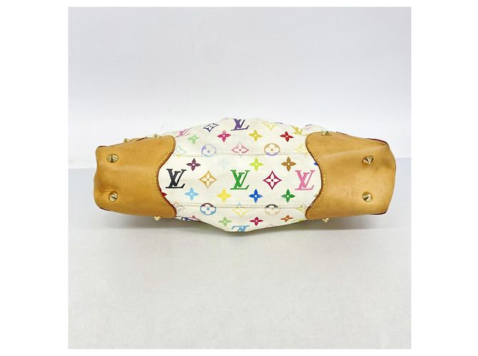 Sac à main Louis Vuitton Monogram Multicolor Judy MM Blanc - vue 3