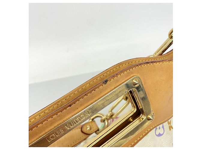 Sac à main Louis Vuitton Monogram Multicolor Judy MM Blanc - vue 7