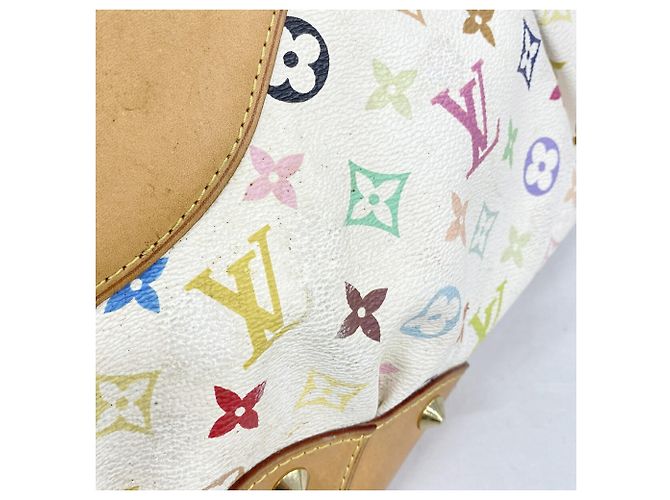 Sac à main Louis Vuitton Monogram Multicolor Judy MM Blanc - vue 8