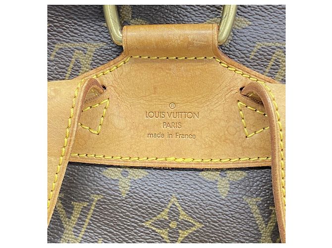 Zaino Louis Vuitton Monogram Montsouris MM Marrone - vista 5