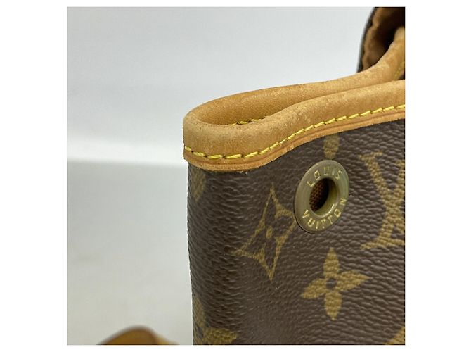 Zaino Louis Vuitton Monogram Montsouris MM Marrone - vista 6