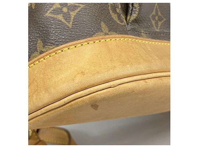 Zaino Louis Vuitton Monogram Montsouris MM Marrone - vista 7