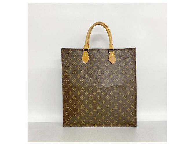 Saco Tote Louis Vuitton Monogram Sac Plat Marrom - vista 10