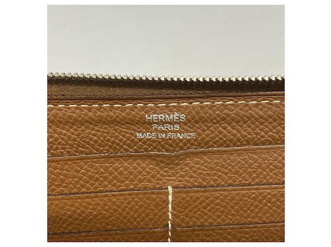 Hermès Cartera larga Hermes Azap en piel Epsom Gold Dorado - vista 4