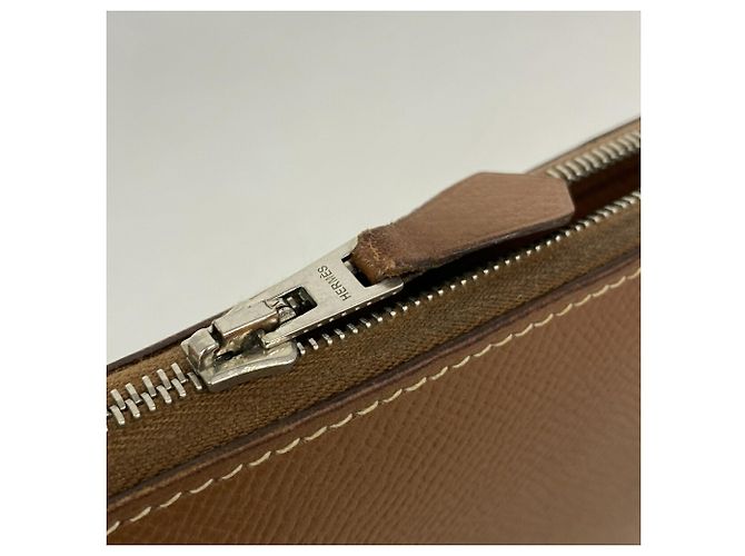 Hermès Cartera larga Hermes Azap en piel Epsom Gold Dorado - vista 6