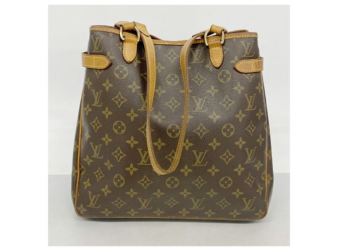 Sac cabas vertical Louis Vuitton Monogram Batignolles Marron - vue 11