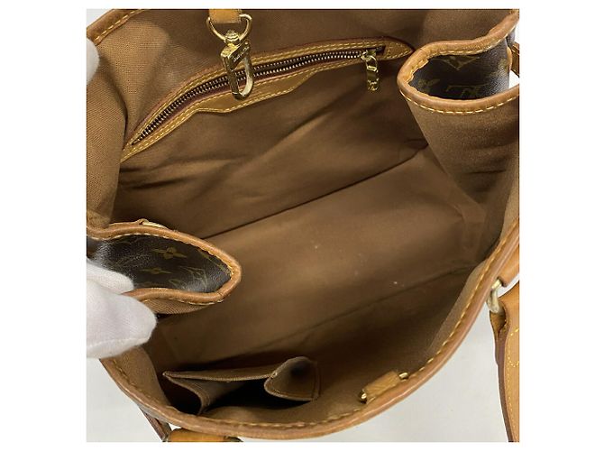Sac cabas vertical Louis Vuitton Monogram Batignolles Marron - vue 4