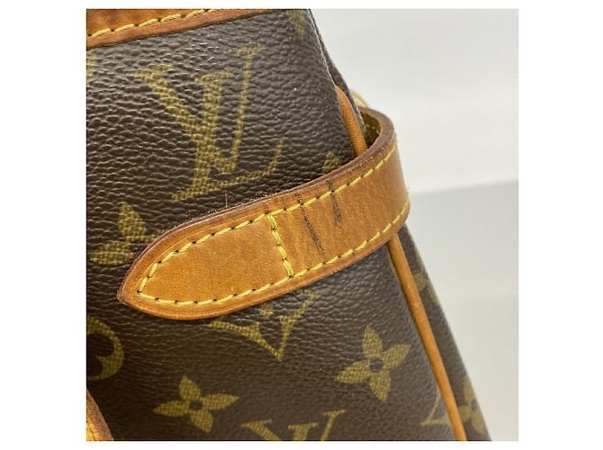 Sac cabas vertical Louis Vuitton Monogram Batignolles Marron - vue 9
