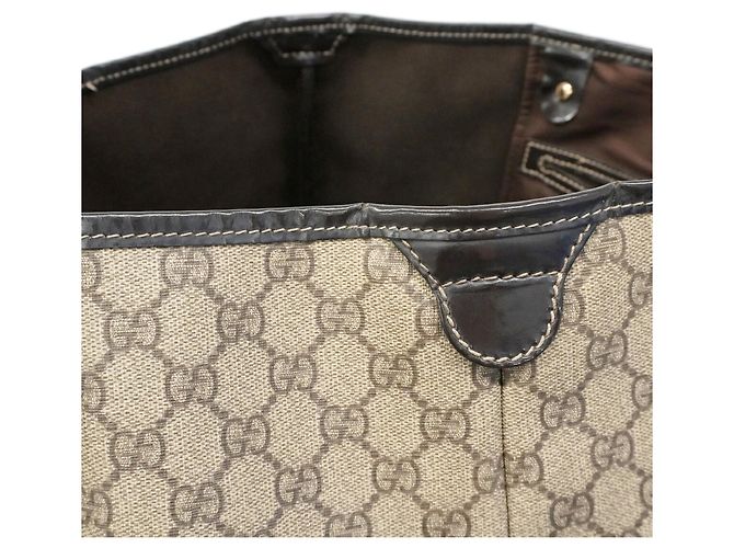 Gucci GG Supreme Tote Bag Braun - Ansicht 7