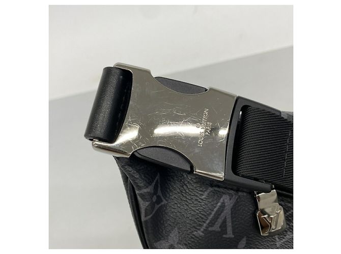 Sac bandoulière Louis Vuitton Monogram Eclipse Discovery Noir - vue 9