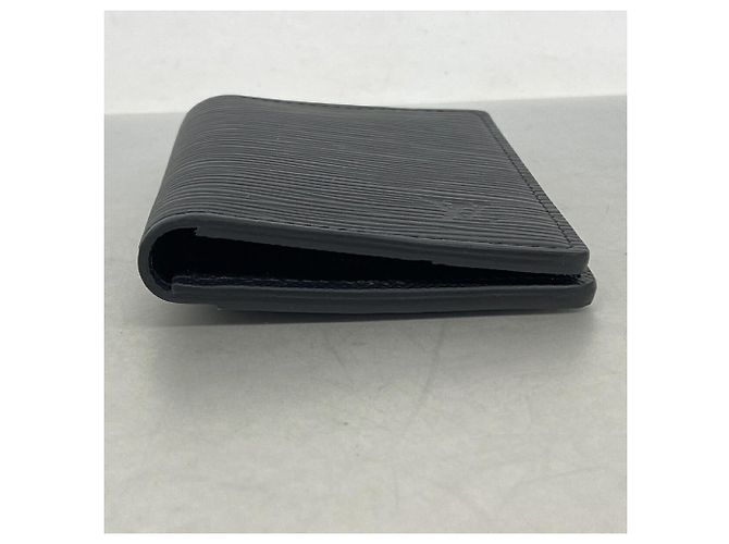 Louis Vuitton Tarjetero de piel Epi Noir Negro - vista 2