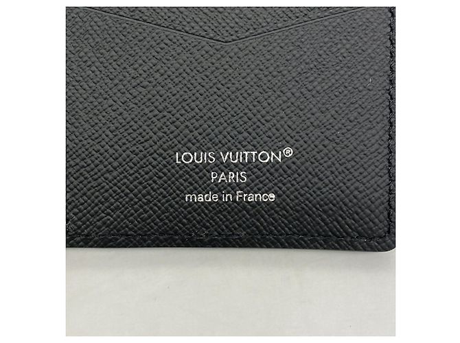 Louis Vuitton Tarjetero de piel Epi Noir Negro - vista 4