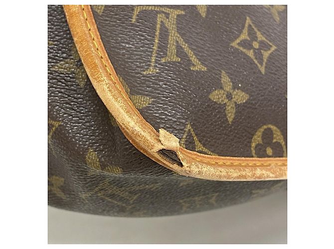 Borsa a tracolla Louis Vuitton Monogram Gibeciere MM Marrone - vista 6