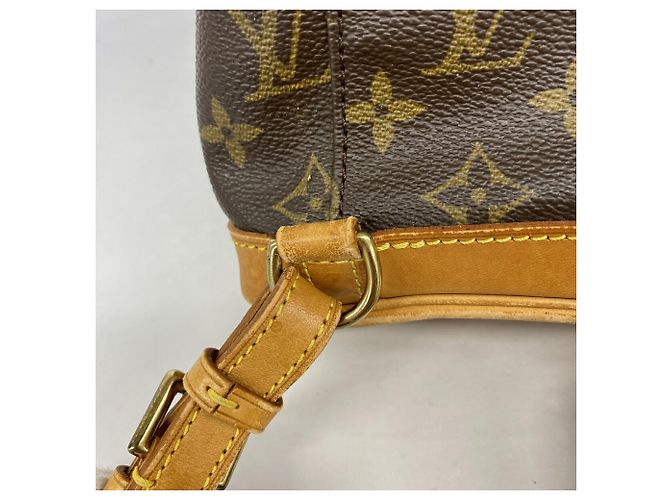 Mochila Louis Vuitton Monogram Mini Montsouris Castaño - vista 11
