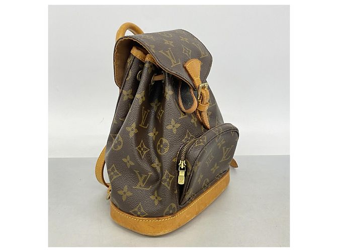 Mochila Louis Vuitton Monogram Mini Montsouris Castaño - vista 2