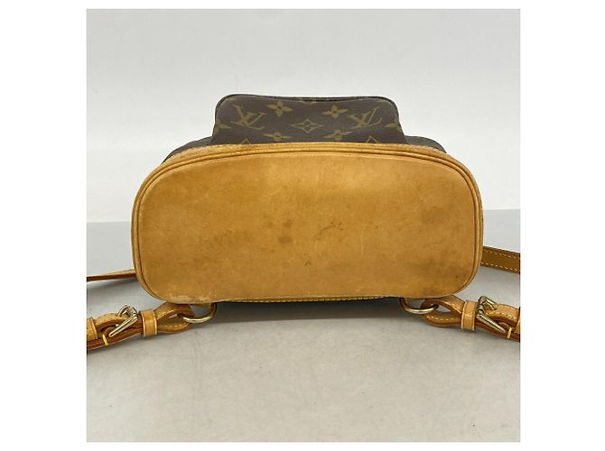 Mochila Louis Vuitton Monogram Mini Montsouris Castaño - vista 3