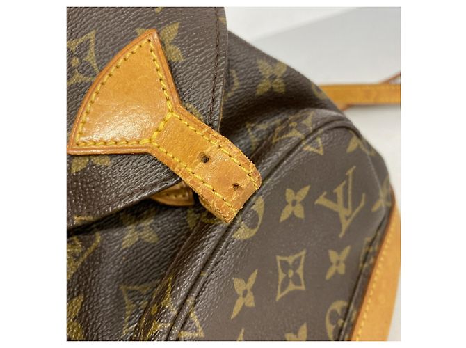 Mochila Louis Vuitton Monogram Mini Montsouris Castaño - vista 7