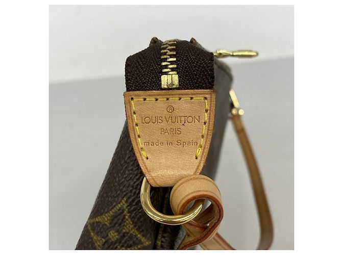Louis Vuitton Monogram Pochette Accessoires M51980 Marrone - vista 5