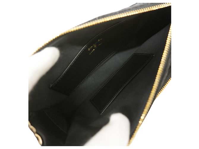 Bolsa de Ombro com Corrente Chanel Matelassé Preto - vista 4