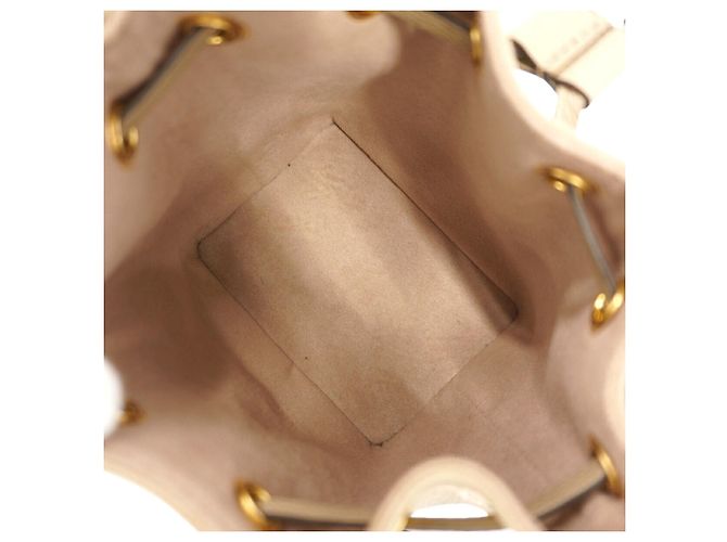 Borsa Louis Vuitton Monogram Empreinte Bicolor Nano Noe Grigio Crudo - vista 4