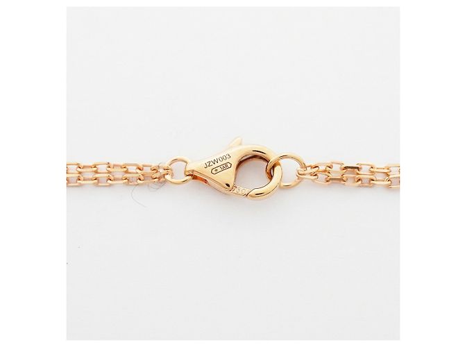 Collana Cartier Love Circle in oro rosa 18K con diamanti - vista 4