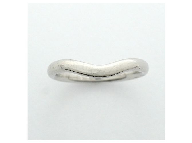 Autre Marque Anello Curved Band Tiffany & Co. in Platino - vista 2