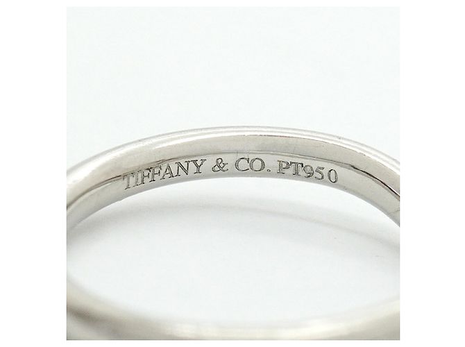 Autre Marque Anello Curved Band Tiffany & Co. in Platino - vista 4