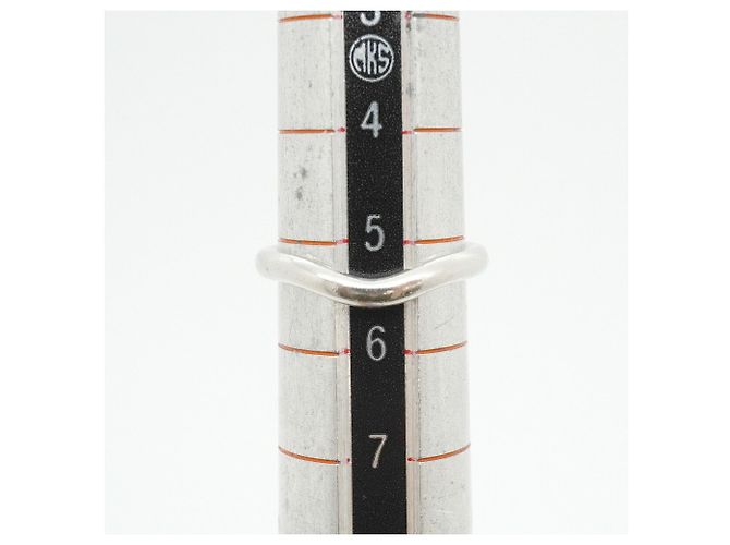 Autre Marque Anello Curved Band Tiffany & Co. in Platino - vista 7