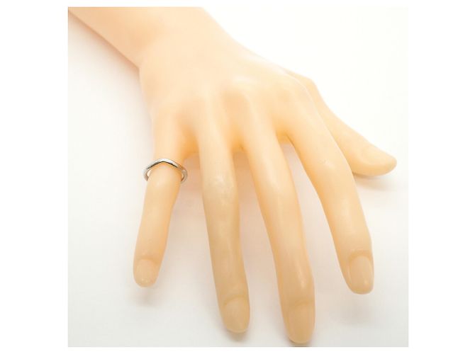 Autre Marque Anello Curved Band Tiffany & Co. in Platino - vista 8