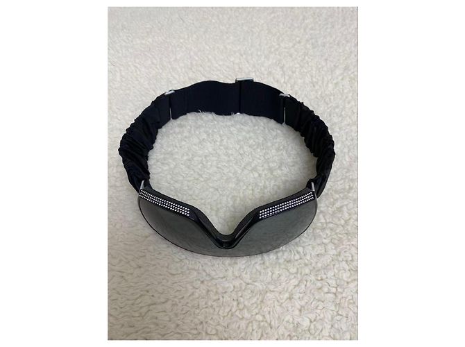 Chanel Gafas de Esquí con Strass Negro - vista 7