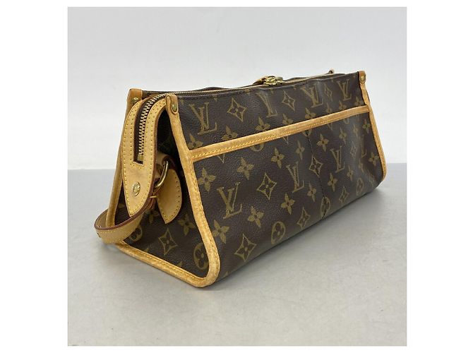 Borsa a tracolla lunga Popincourt Monogram Louis Vuitton Marrone - vista 2
