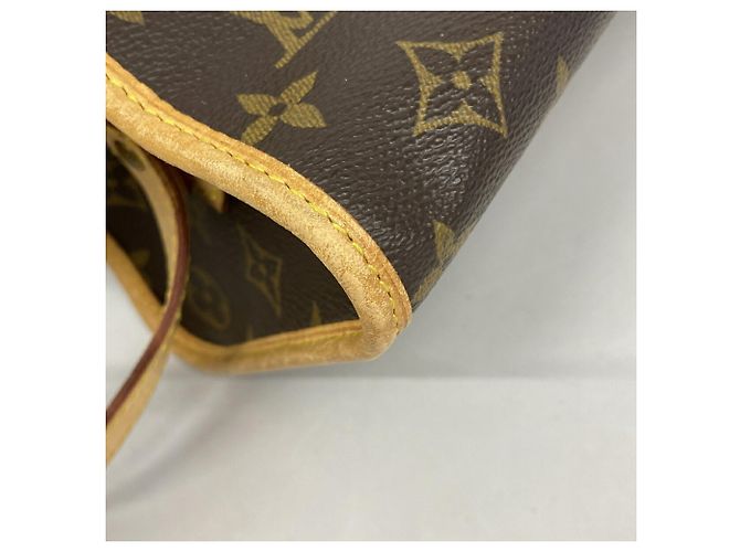 Borsa a tracolla lunga Popincourt Monogram Louis Vuitton Marrone - vista 6